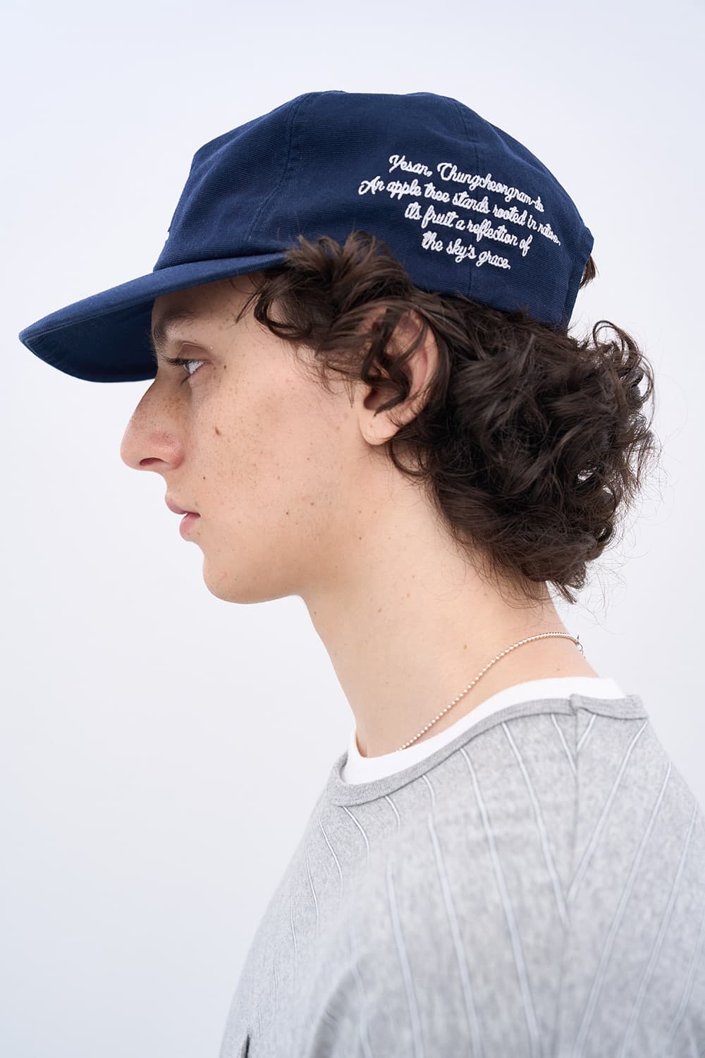 애프터프레이 예산 애플 캡 네이비 상품이미지4