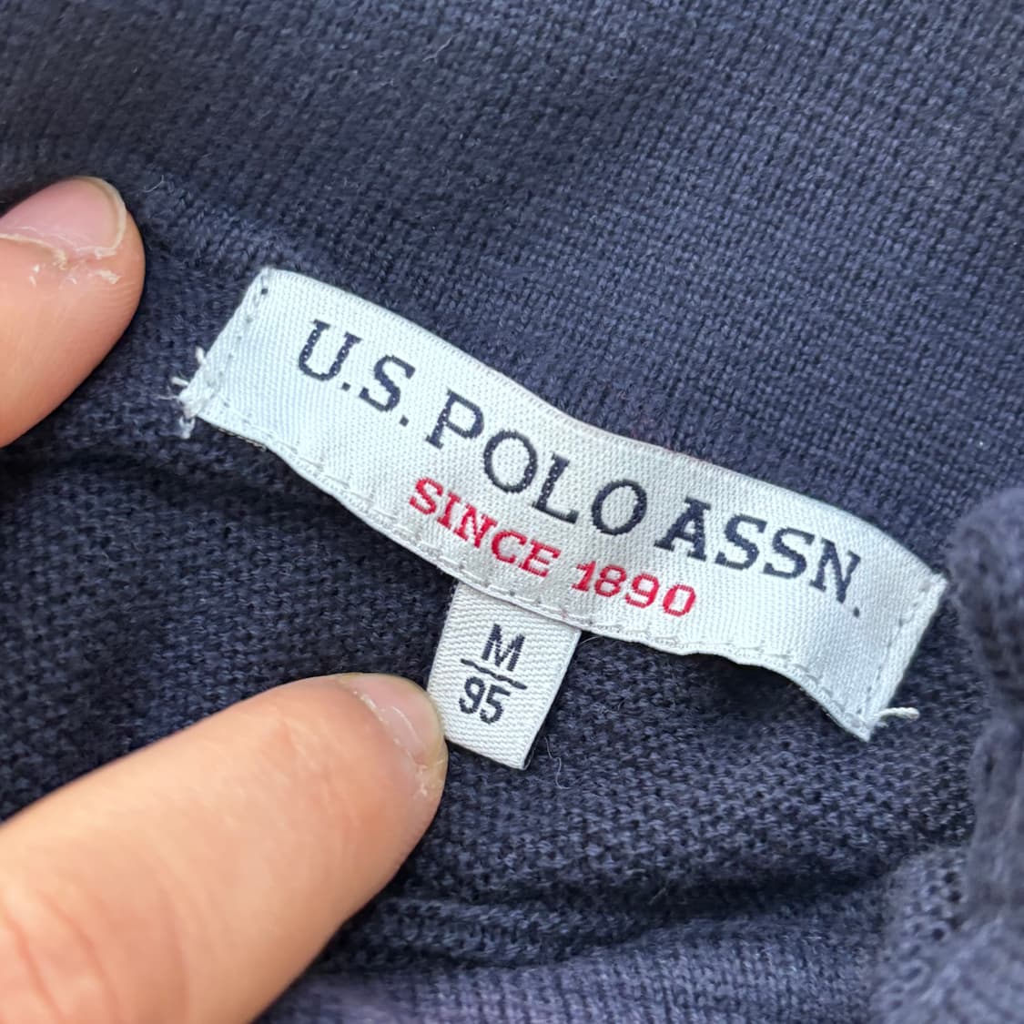 M U.S. 폴로 니트 반팔 티셔츠 0304E 상품이미지3