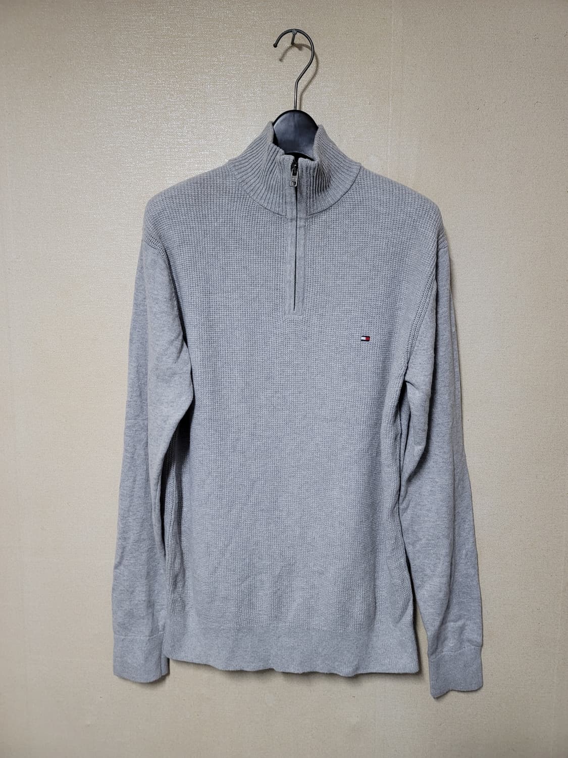 타미힐피거 반집업 프리미엄 코튼니트 상품이미지1