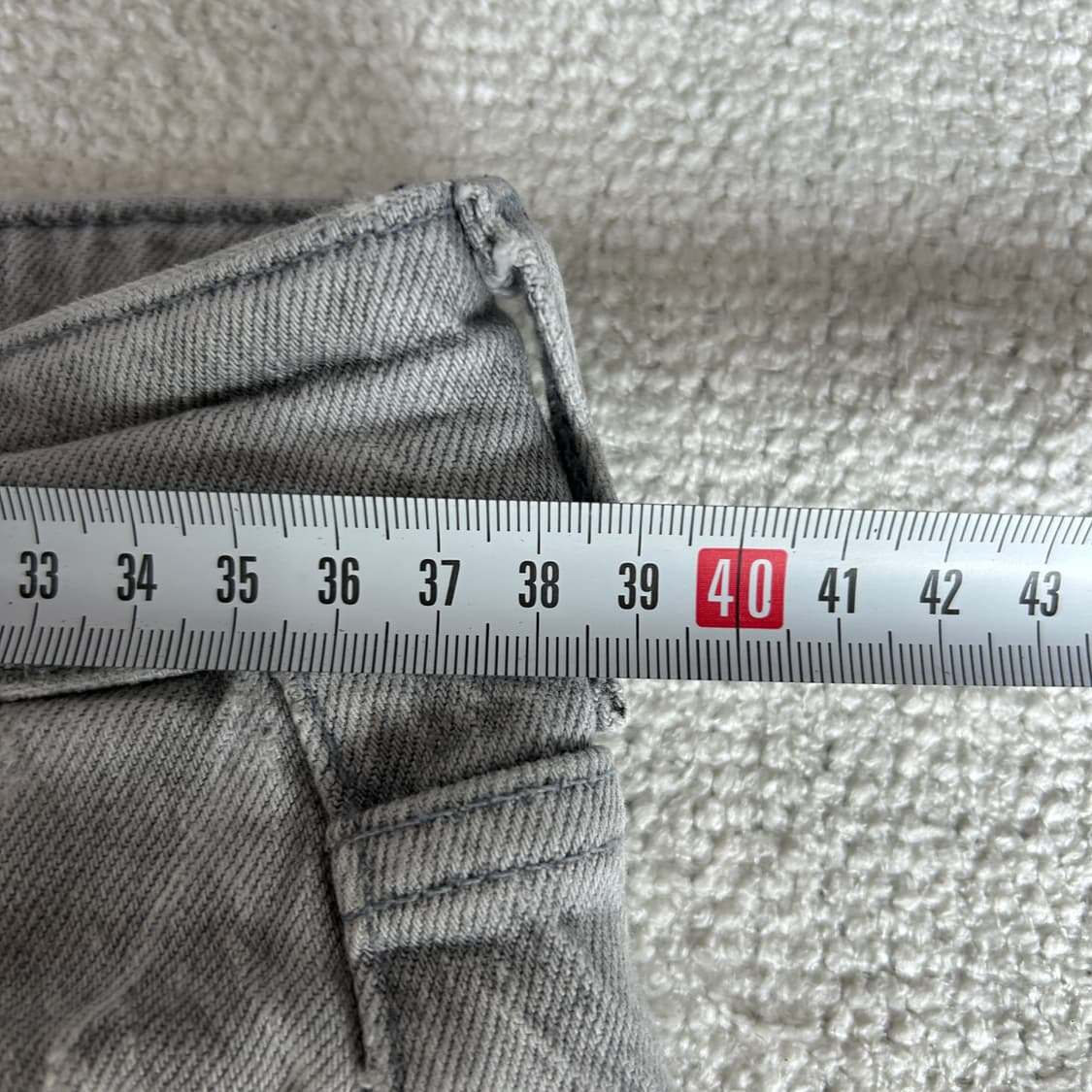 ZARA 회색 데님 팬츠 30 상품이미지5