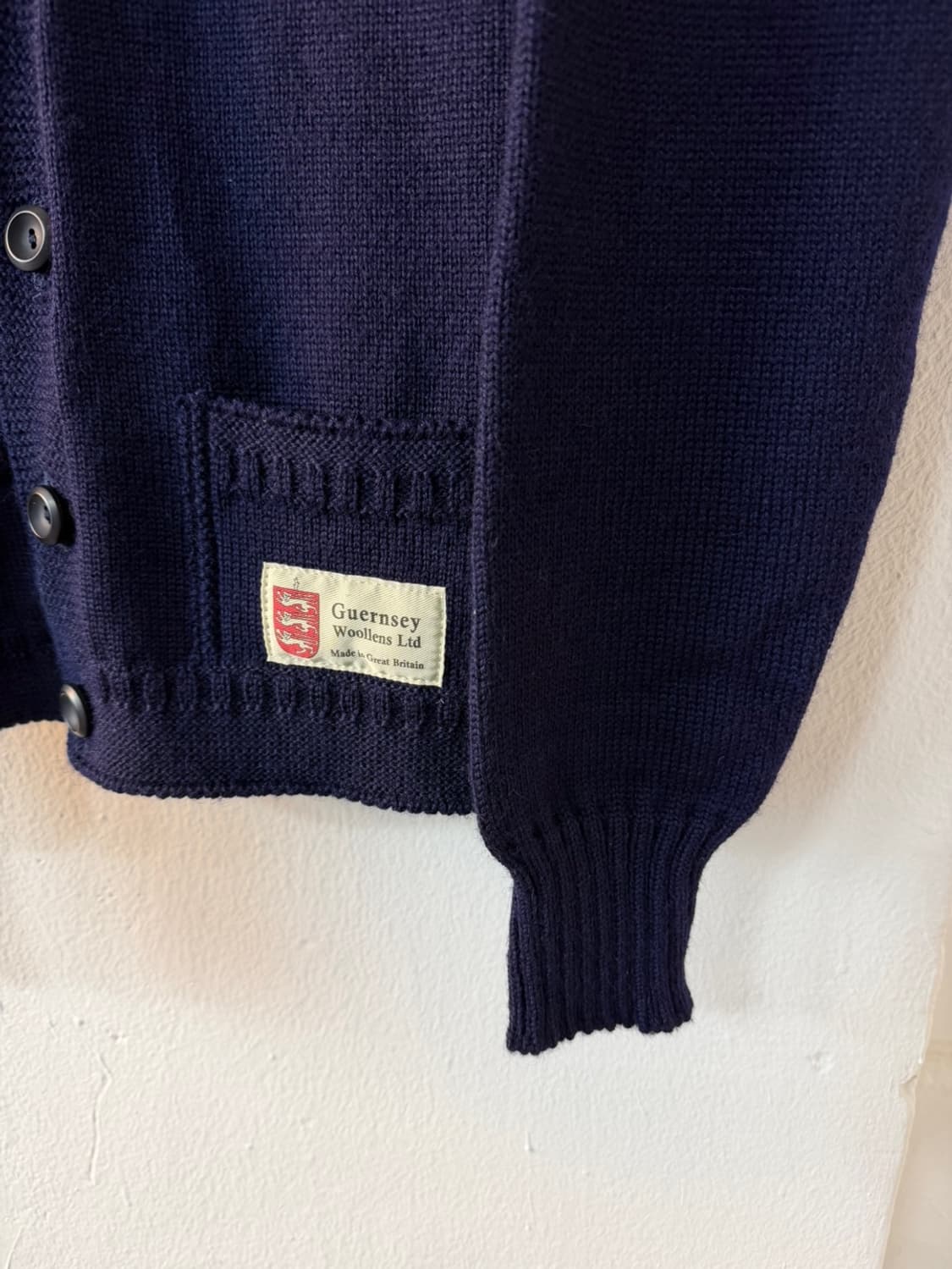 건지 울른스 피셔맨 홀가먼트 가디건  상품이미지4