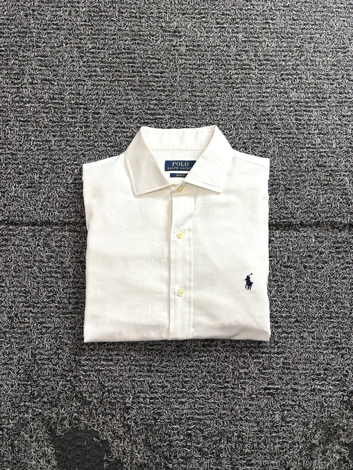 폴로 랄프로렌 포니로고 솔리드 셔츠 화이트 3473 상품이미지1