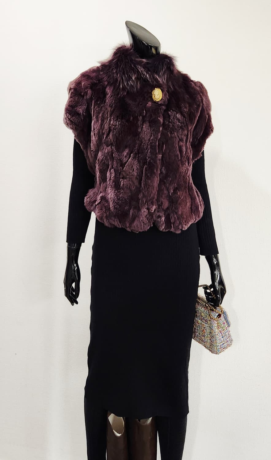 보라 폭스반팔자켓  상품이미지3