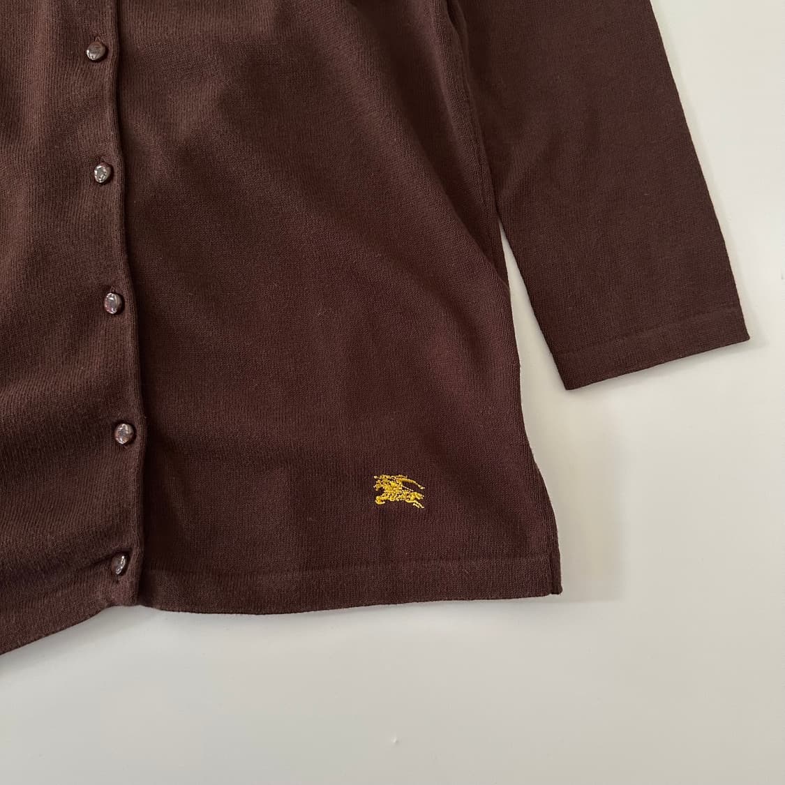버버리 블루라벨 burberry 로고 칠부 가디건 상품이미지3