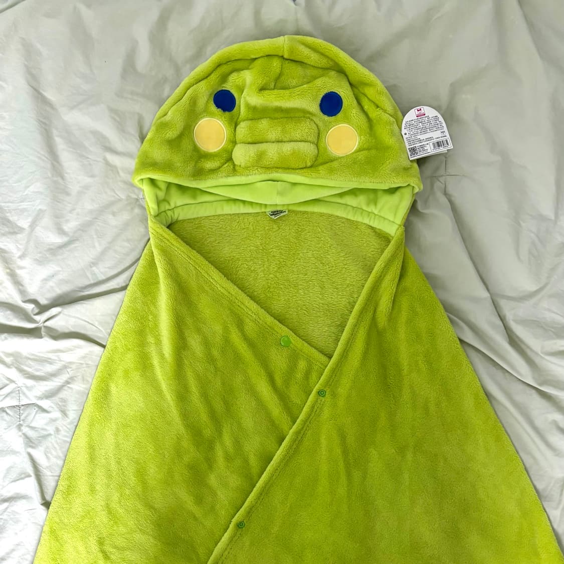 다마고치 구치파치 후드 담요ㅣ케이프 주댕치 반다이 고전 이치방쿠지 가챠 상품이미지1