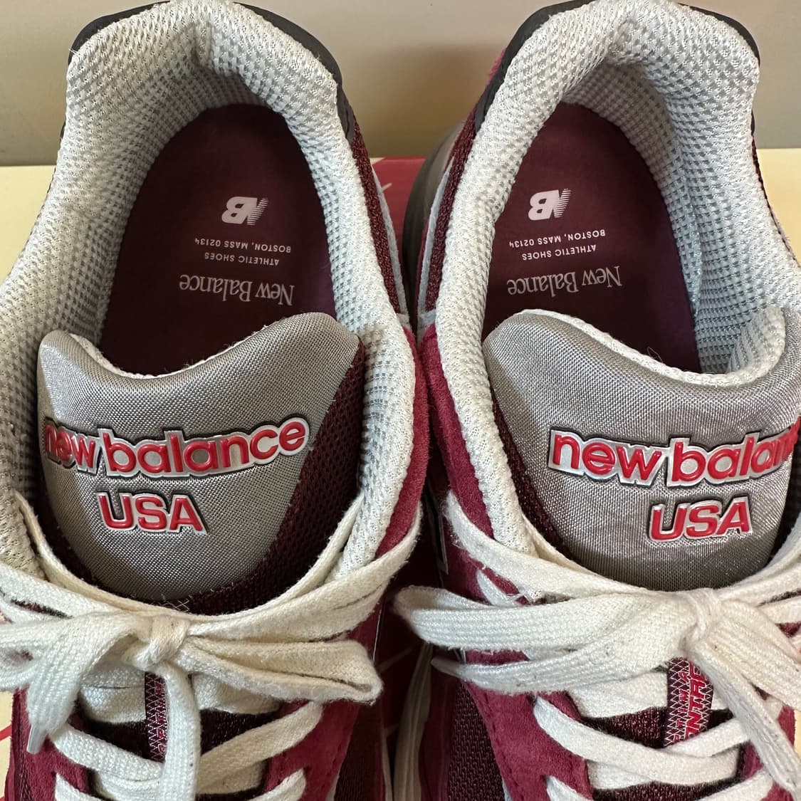 [260] 뉴발란스 990v3 스칼렛 마블헤드 상품이미지9