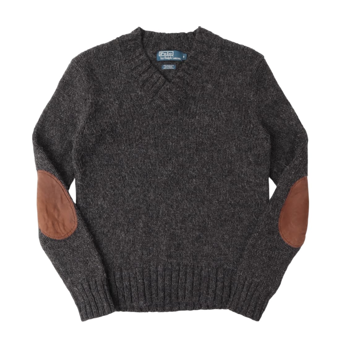 폴로 랄프로렌 헴프 엘보우 패치 울 알파카 니트 상품이미지1