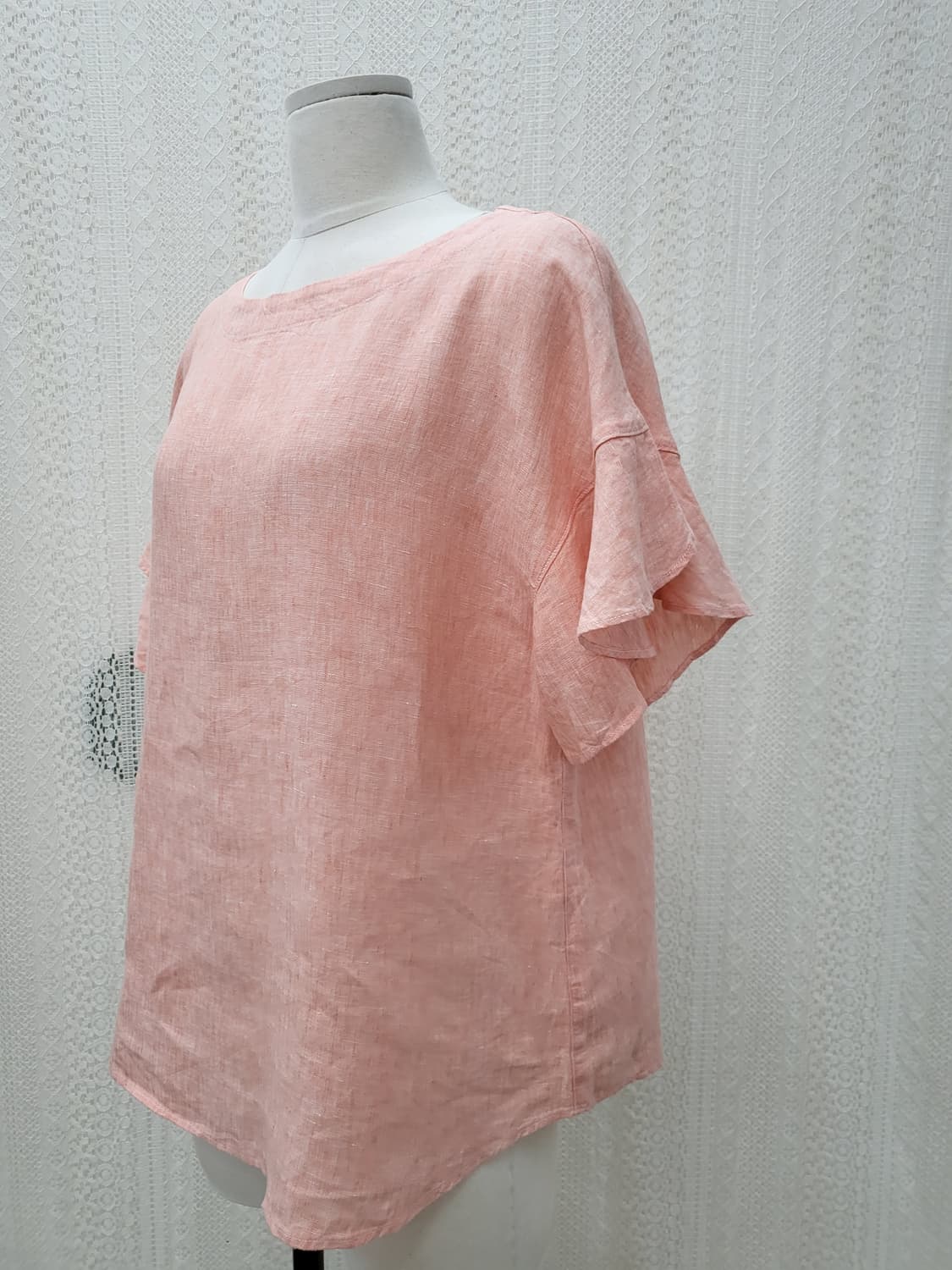[F]JPN 피치 린넨100% 블라우스 상품이미지5