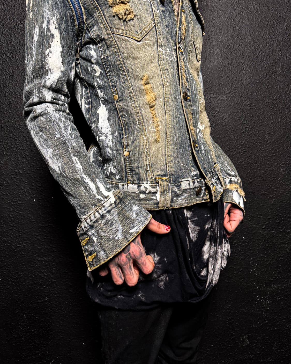 Reworked Paint & Damage Denim Jacket 상품이미지4