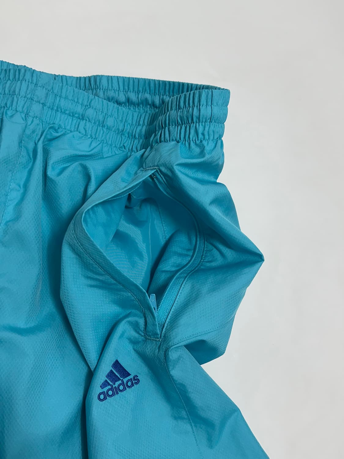 아디다스 하늘색 트레이닝 팬츠 빈티지 폴리 바지 상품이미지4