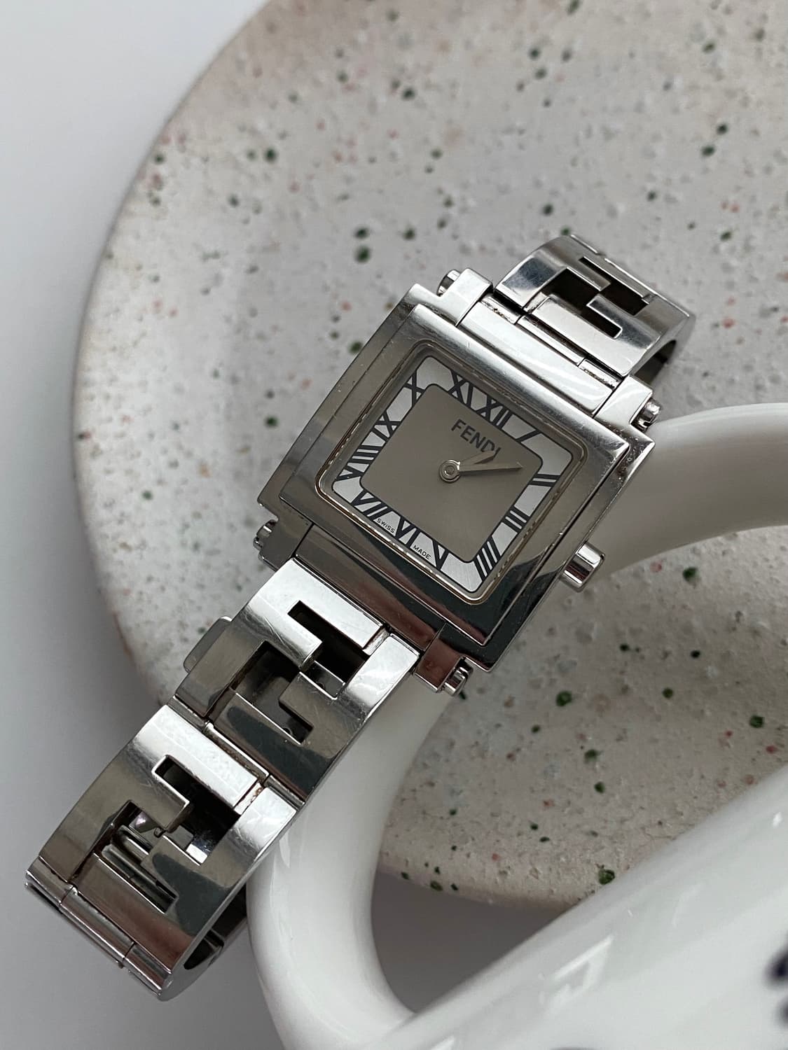 Fendi 펜디 FF로고 콰드로 쿼츠 레이디스 상품이미지1