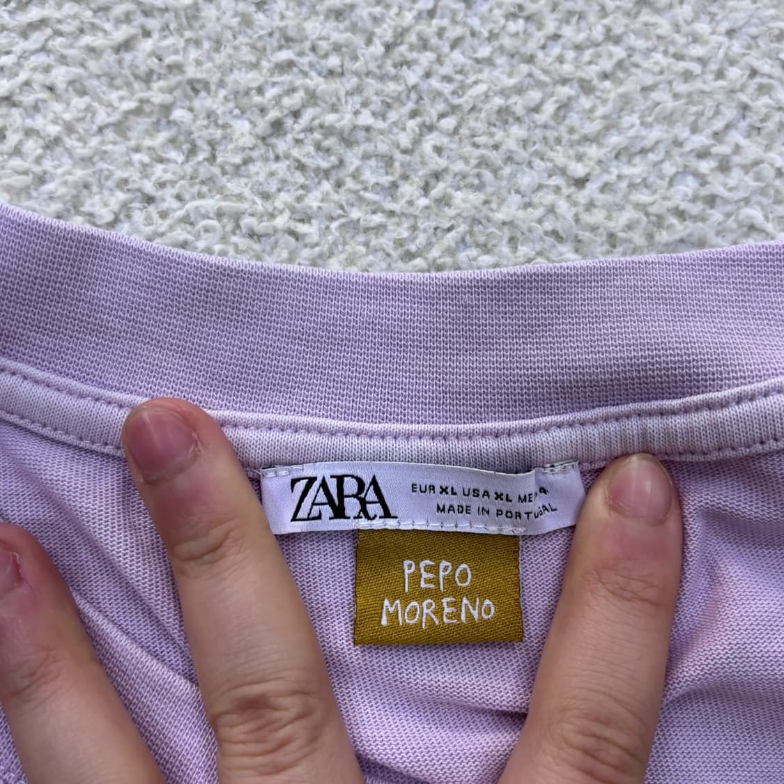 XL 자라 페포모레노 반팔 티셔츠 0410E 상품이미지3