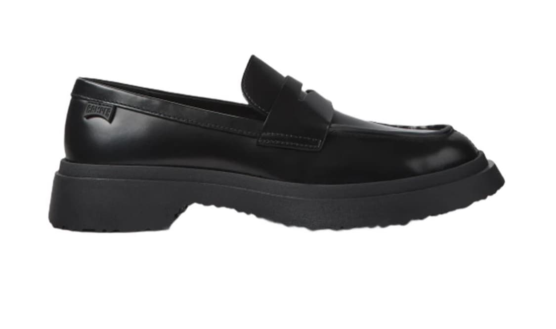 캠퍼 월든 레더 로퍼 블랙 Unisex  상품이미지1