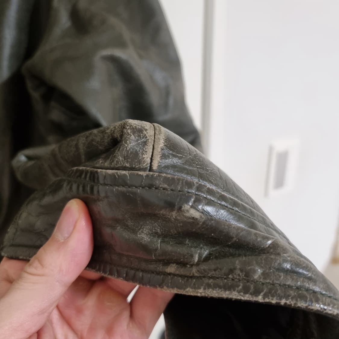 올드갭 레더자켓 브라운 M 상품이미지4