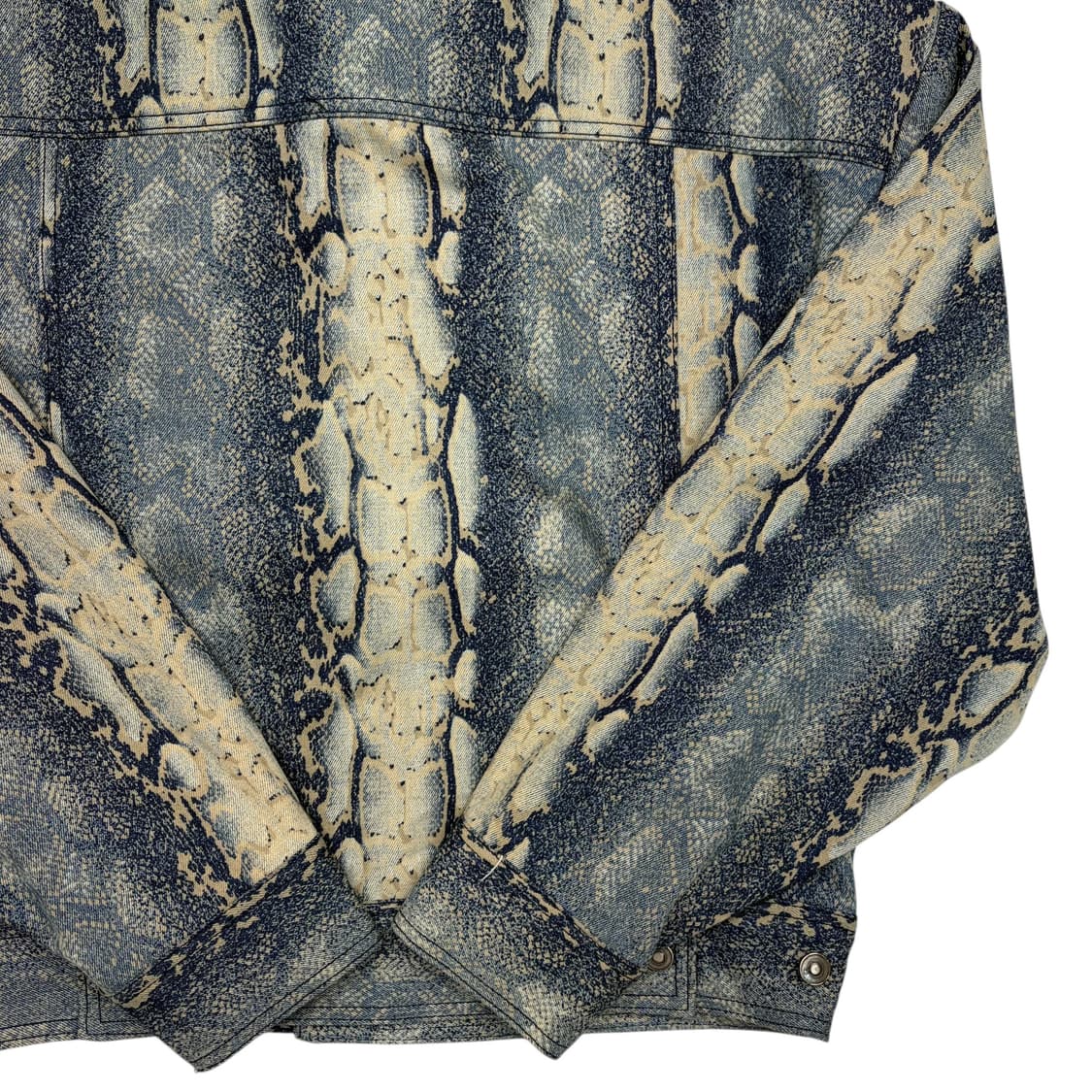 메종 미네드 머드 스네이크 데님 트러커 자켓 M 상품이미지6