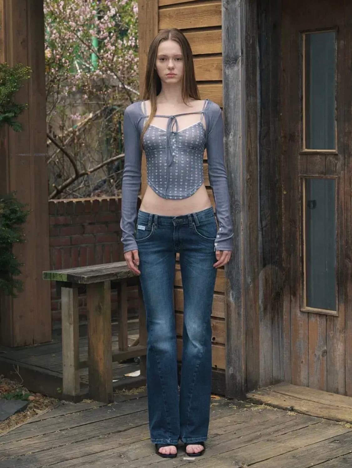 플노팔 에이든 볼레로 빈티지 차콜 플리즈노팔로우 상품이미지3