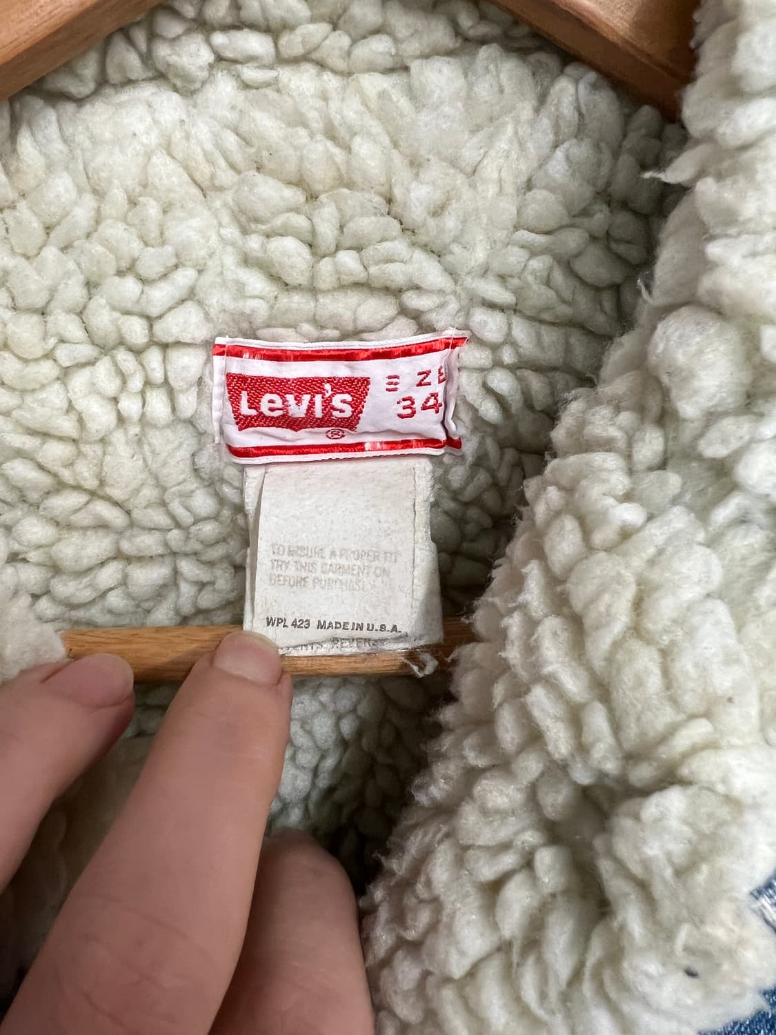 [34]70's 리바이스 70605 쉐르파 트러커 자켓 USA 상품이미지2