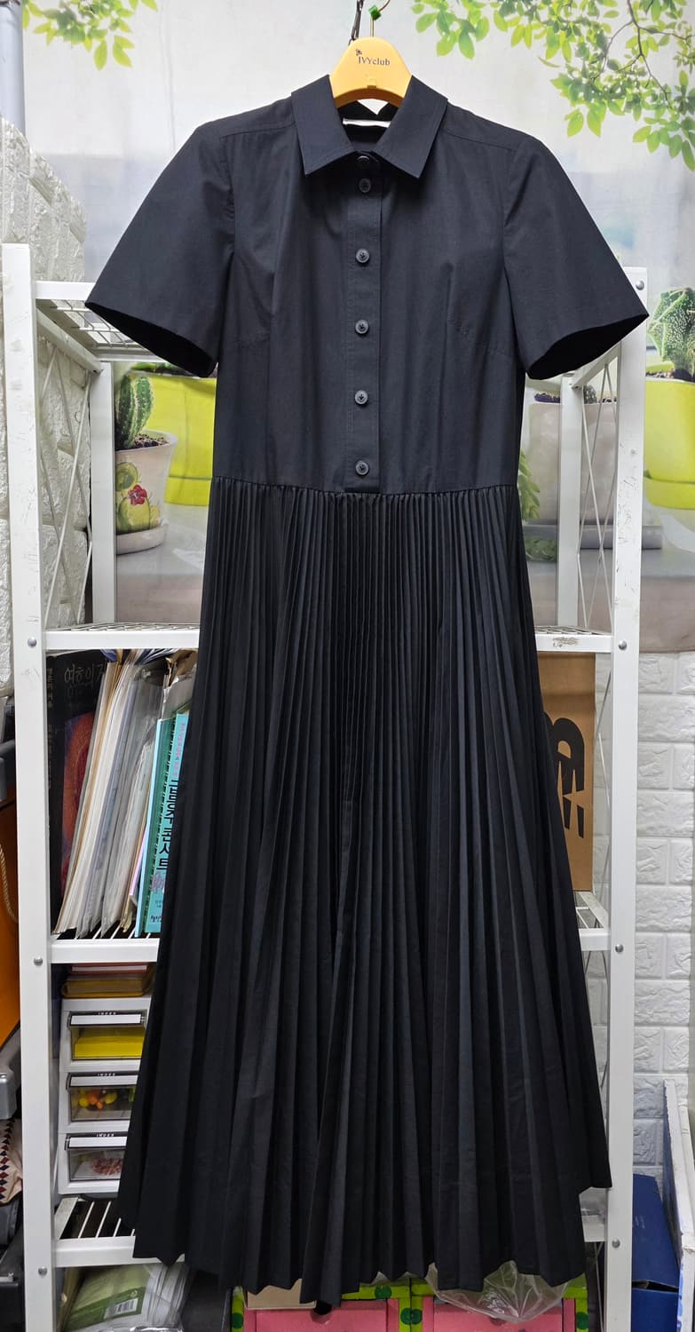 토리버치 여성드레스 S 포플린 플리츠 셔츠드레스 롱원피스 WM32 상품이미지1