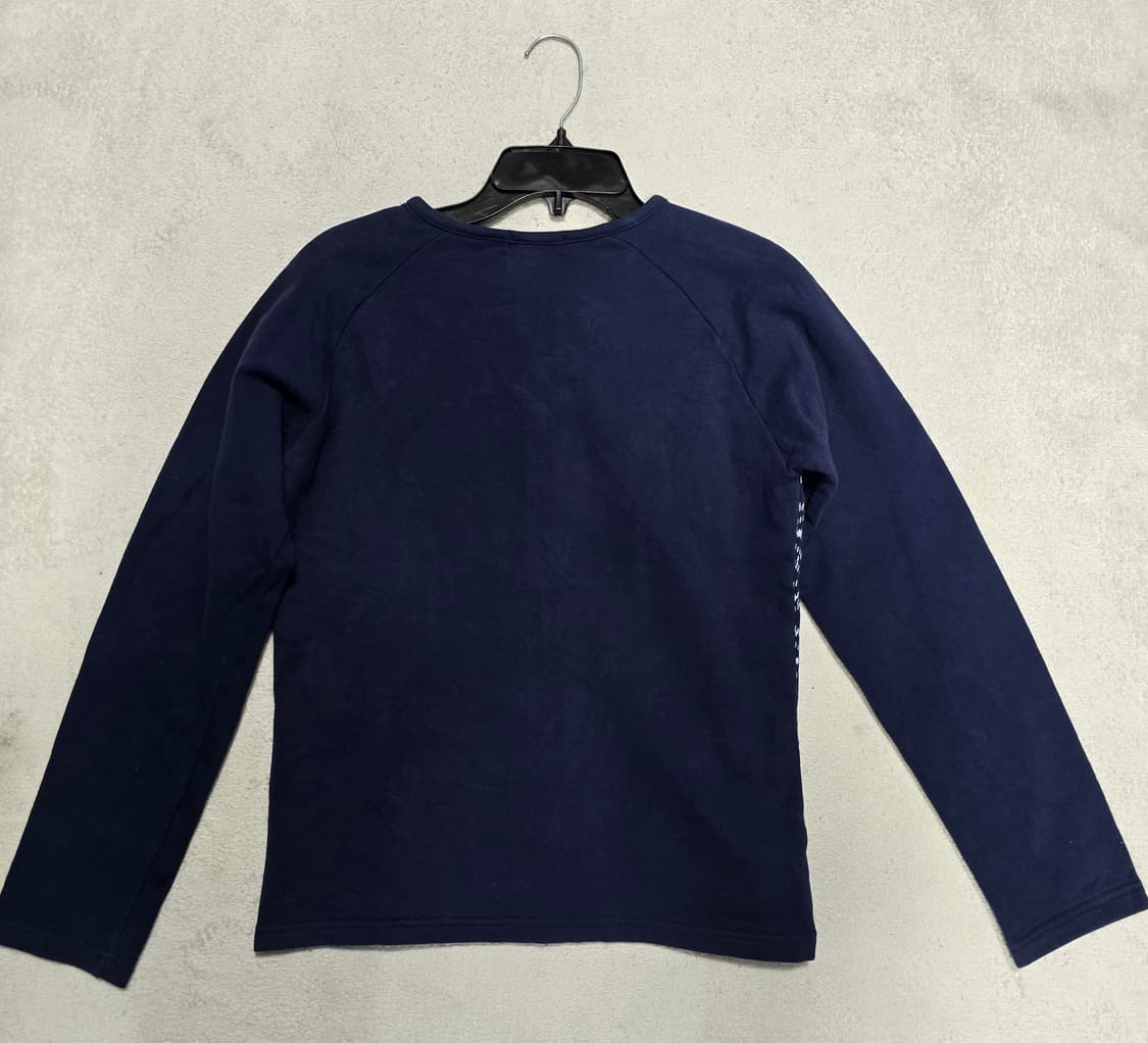 버버리 체크 패턴 집업 가디건 네이비 M 상품이미지4