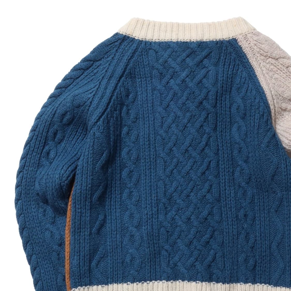 빔즈 보이 Beams Boy Wool Cable Knit Cardigan 상품이미지5