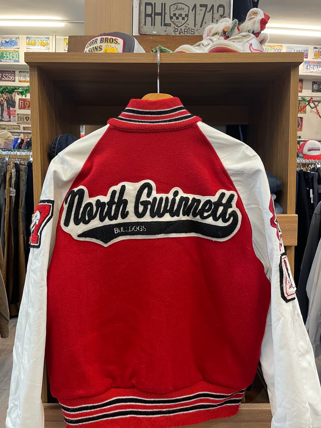 USA 빈티지 레더 바시티 자켓 B54 상품이미지6