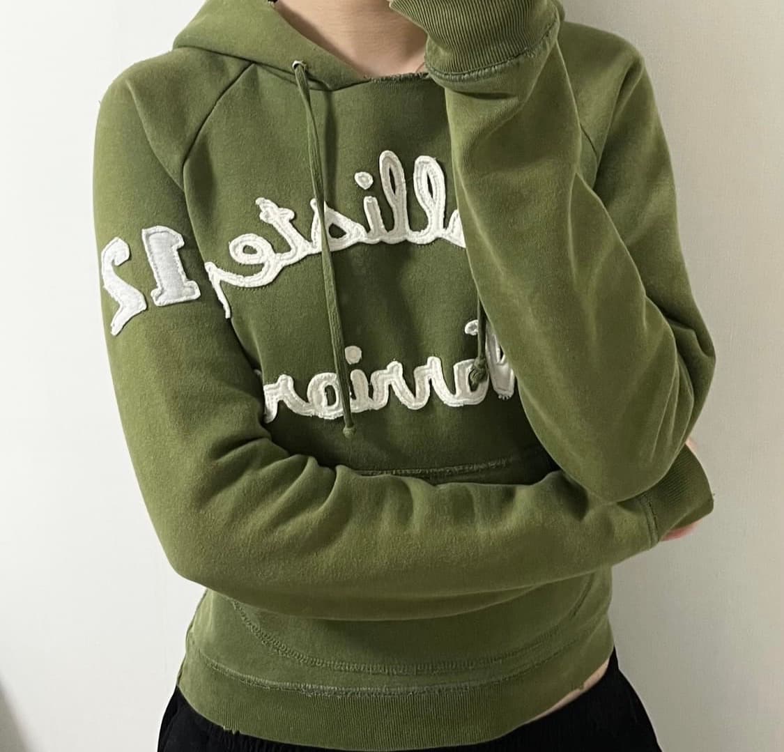 홀리스터 카키 후드티 상품이미지1