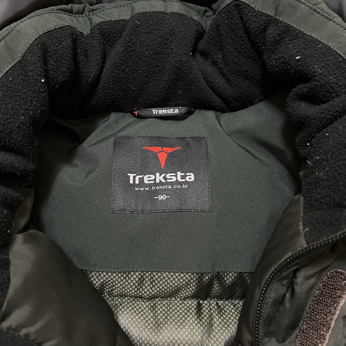 트랙스타 덕다운 고어텍스 후드 롱패딩 S/90  상품이미지7