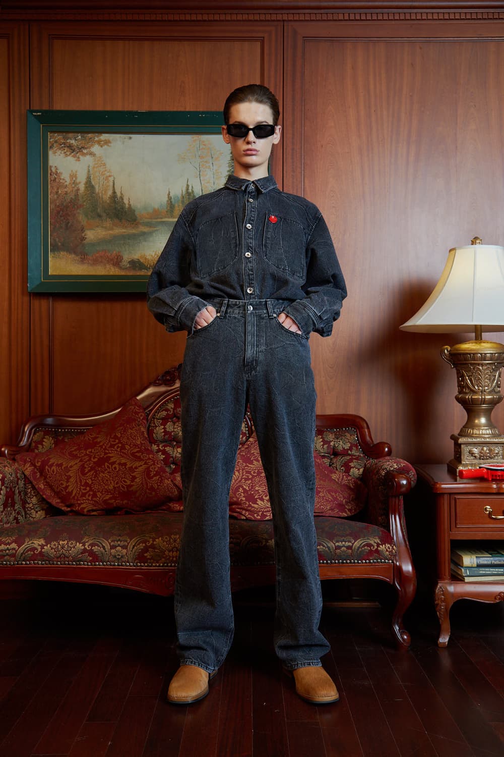 stu offlce 21 fall 크리즈 데님 셔츠 상품이미지2