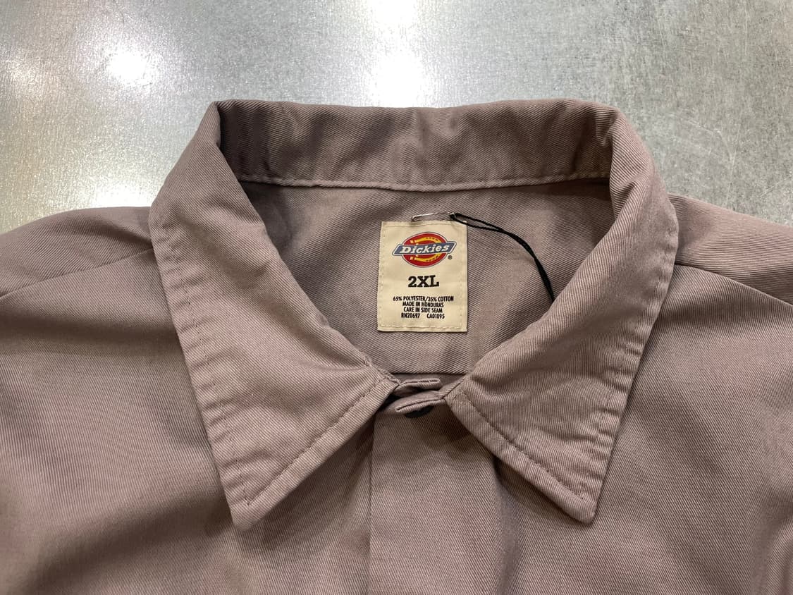 (2XL) Dickies 디키즈 반팔 워크 셔츠 그레이 상품이미지10
