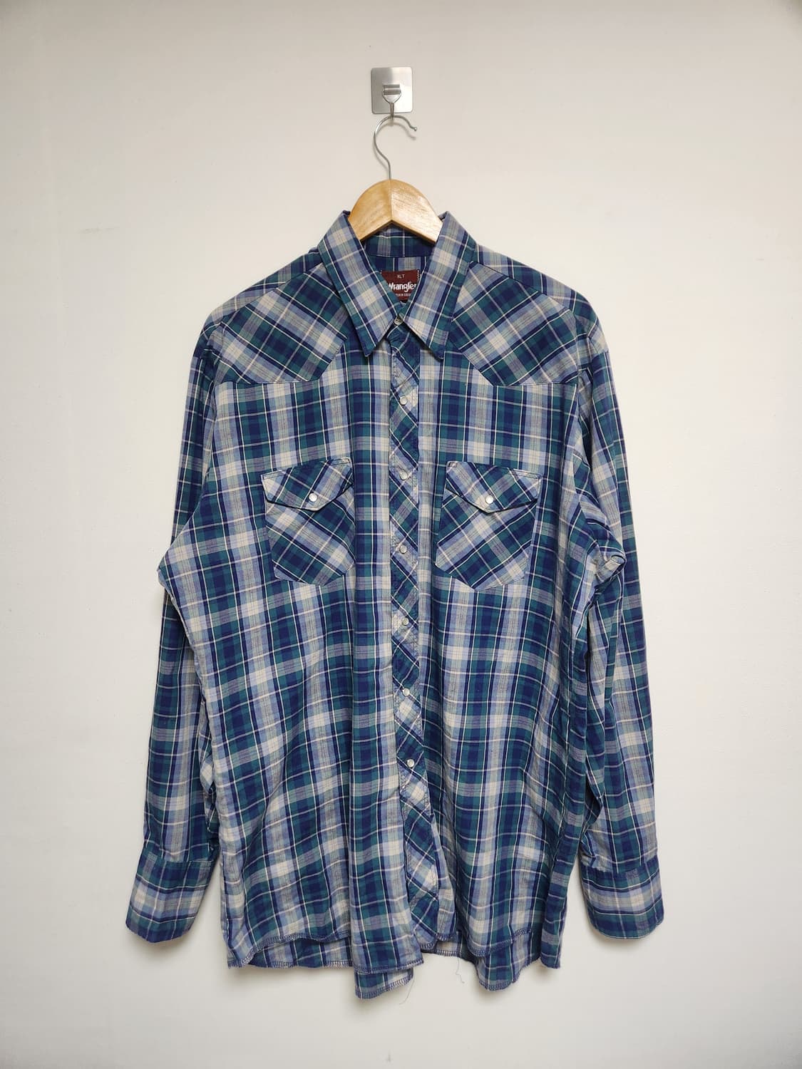 랭글러Wrangler 체크 웨스턴 셔츠 2XL - S86 상품이미지1