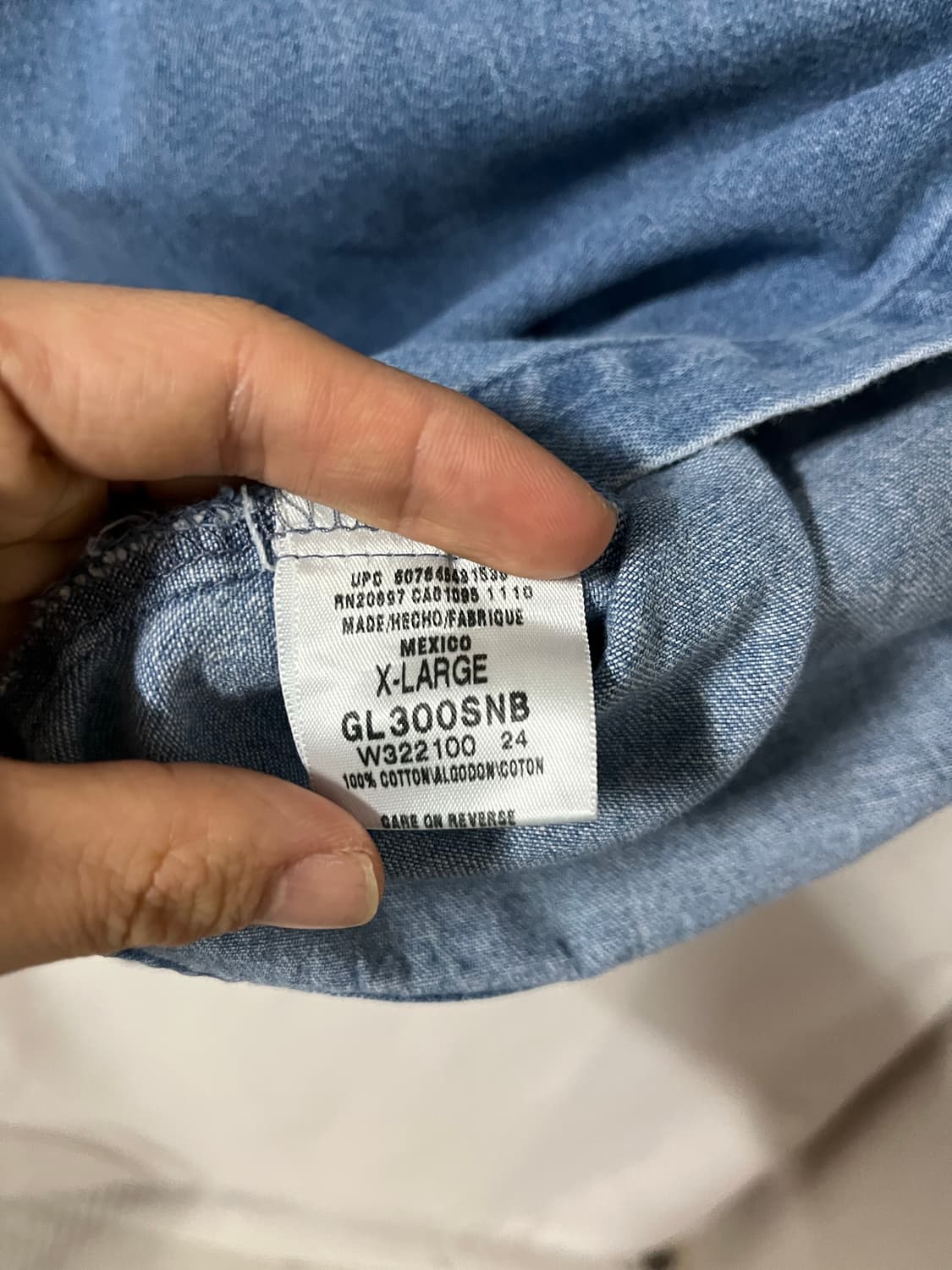 디키즈 오버사이즈 데님 셔츠 상품이미지8