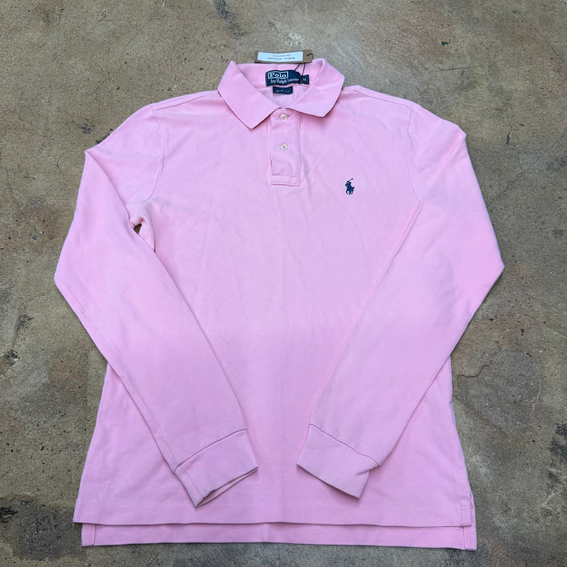 폴로 랄프로렌 핑크 카라 긴팔티셔츠  상품이미지2