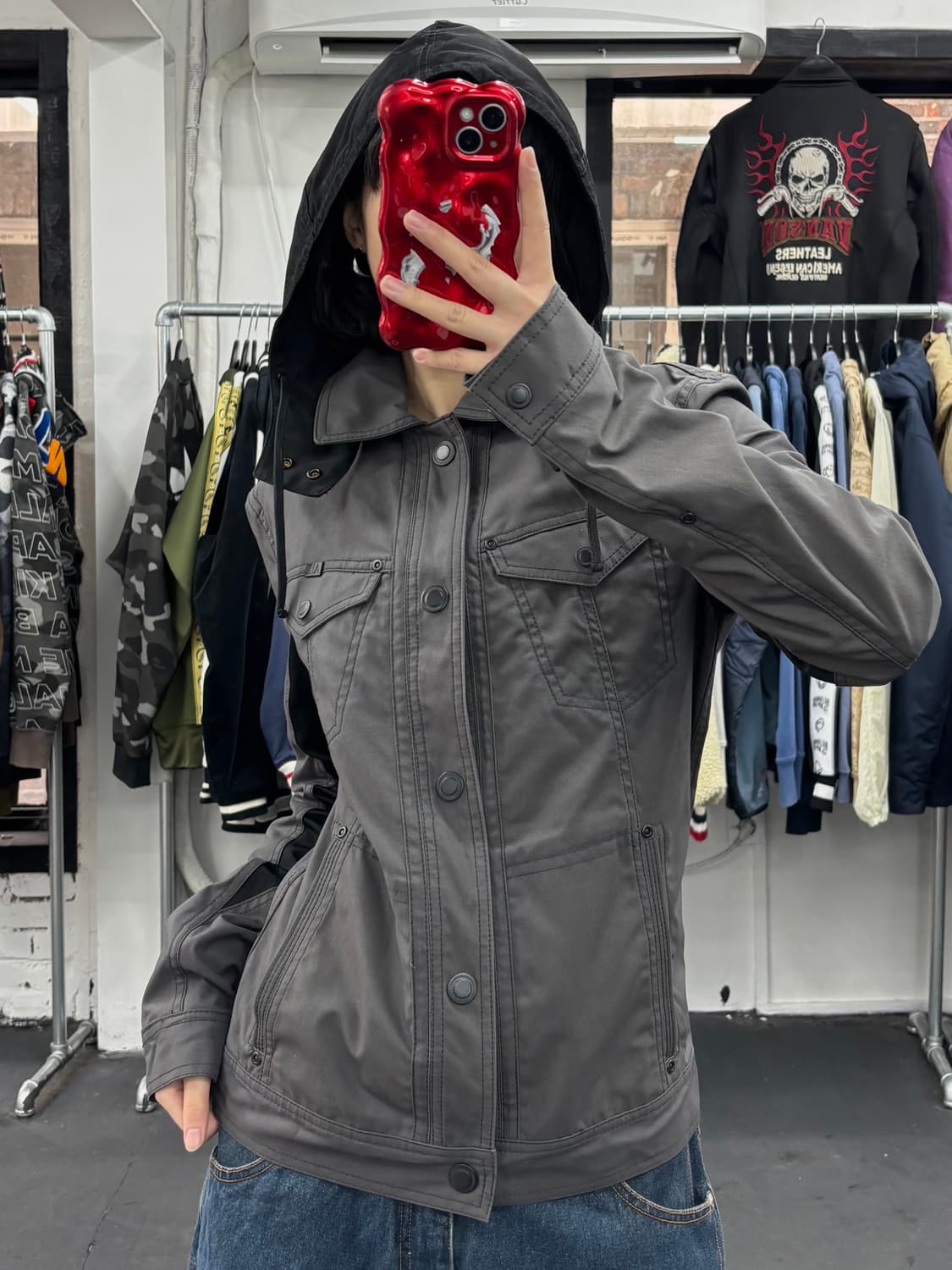 아르마니 익스체인지 코튼 후디자켓 상품이미지3