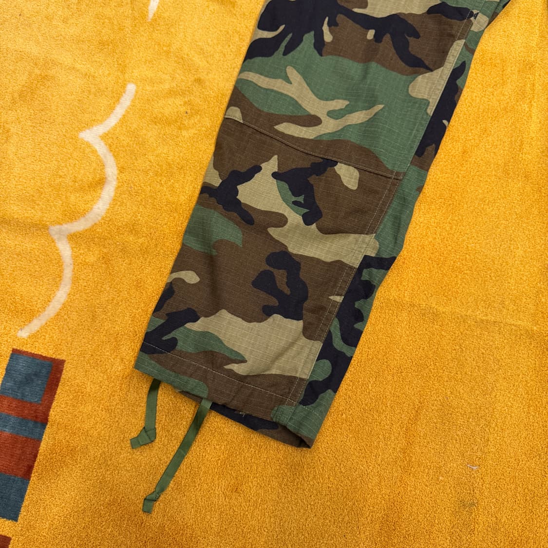 S/S 90s 우드랜드 카모 패턴 오리지널 밀리터리 카고 팬츠 N 상품이미지4
