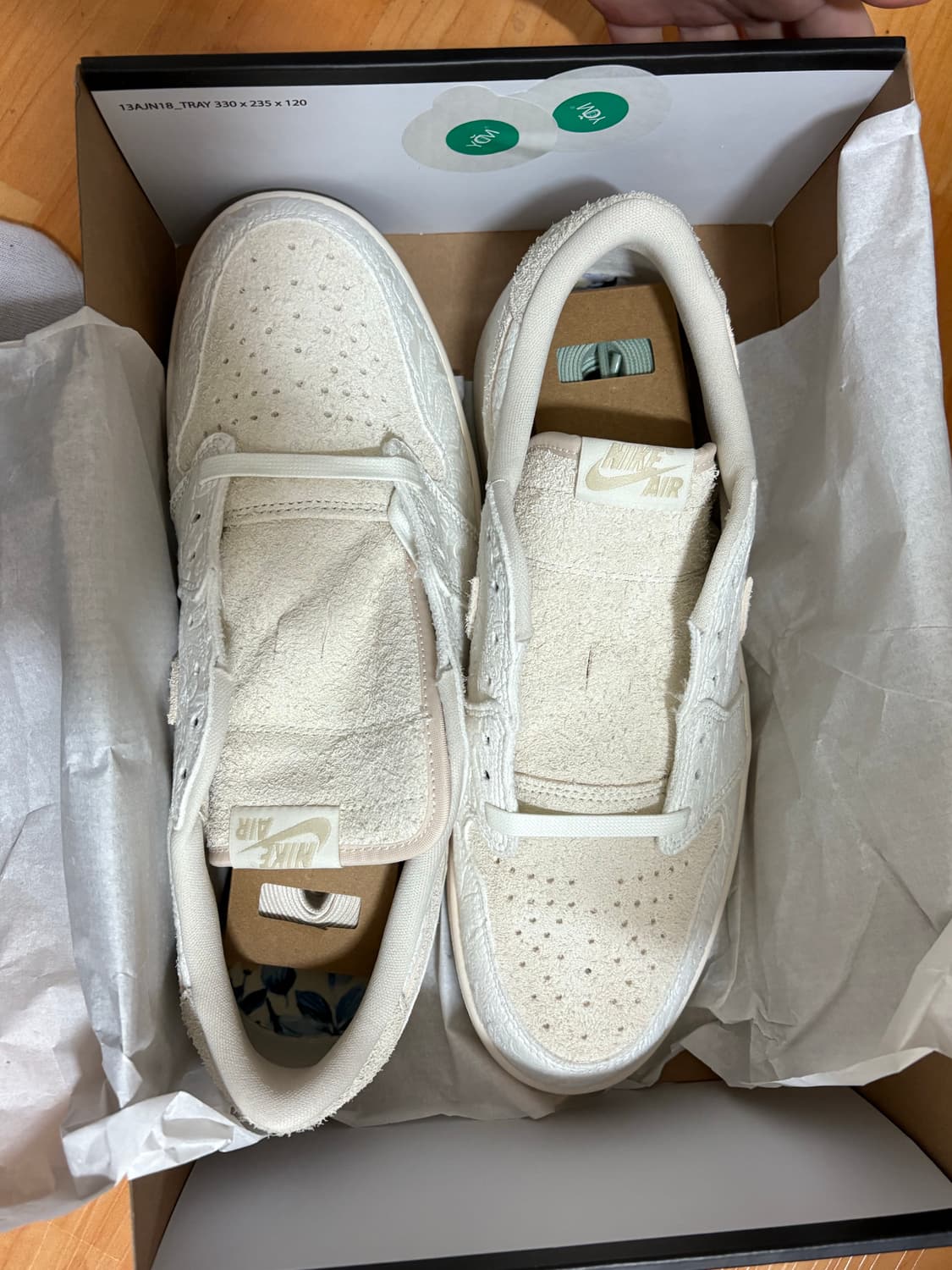 나이키 크리스폴x에어조던1 로우 OG CP 상품이미지6