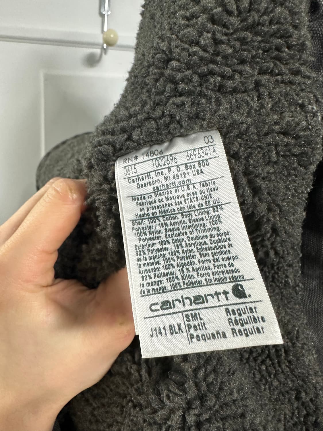 칼하트 J141 시에라 자켓 상품이미지6