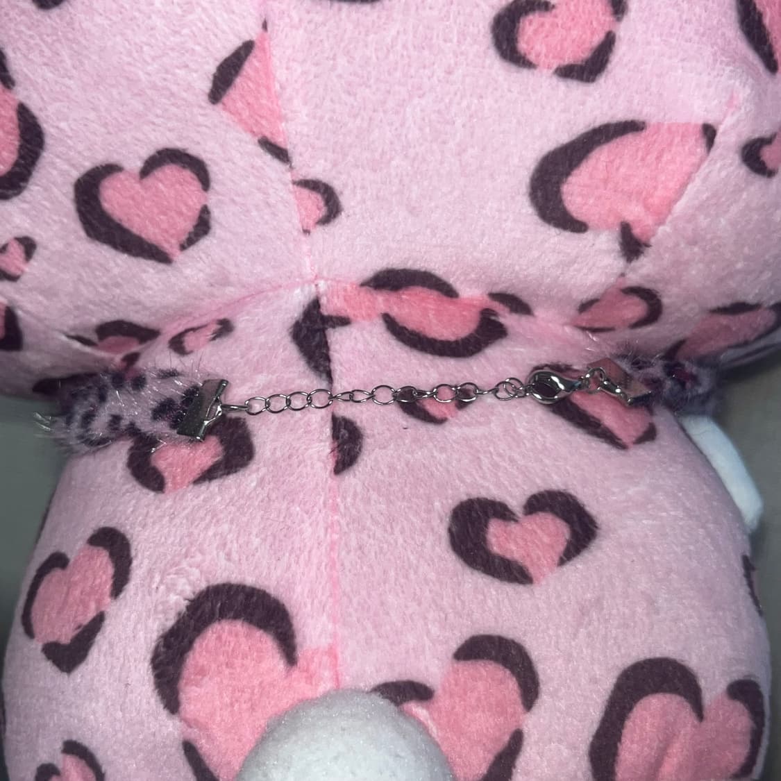 Gyaru Leopard Pink Cubic Choker 갸루 상품이미지3