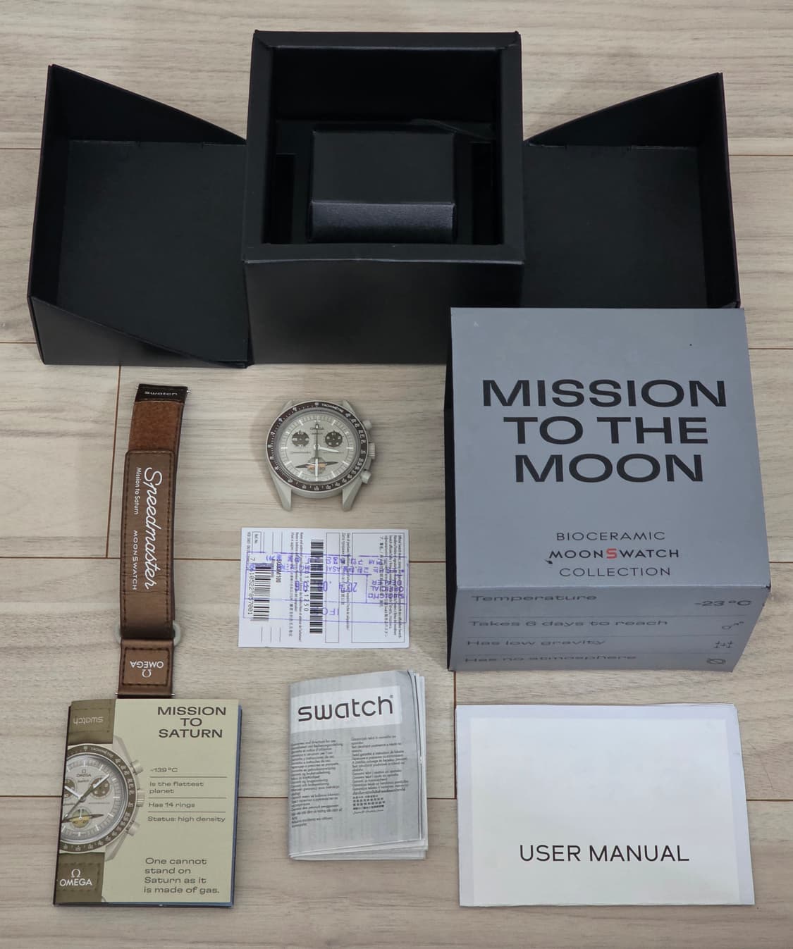 오메가 X 스와치 문워치 미션 투 문 토성시계(풀박스)  상품이미지1