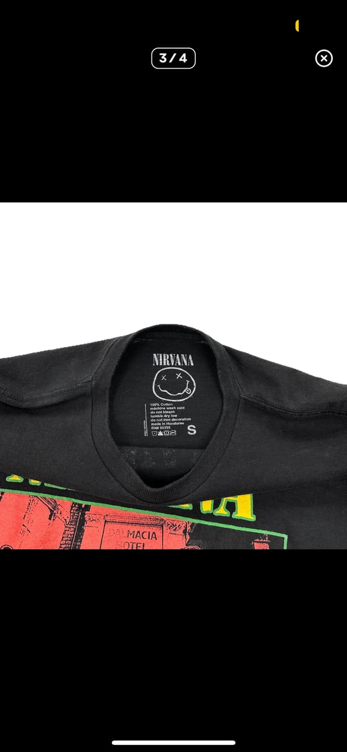 Nirvana kurt cobain tee shirt 상품이미지3