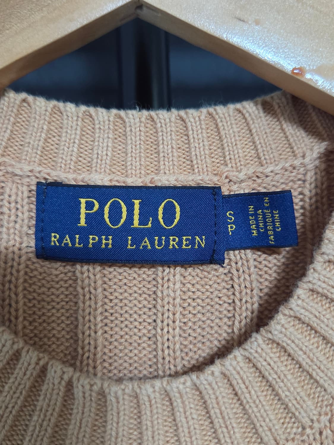 [폴로 랄프로렌] 코튼 케이블 반팔 니트 | 00200 상품이미지3