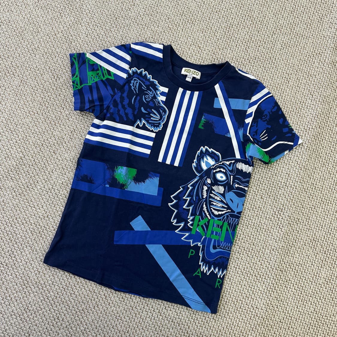 6A 겐조 키즈 타이거 프린팅 반팔 티셔츠 0417D 상품이미지1