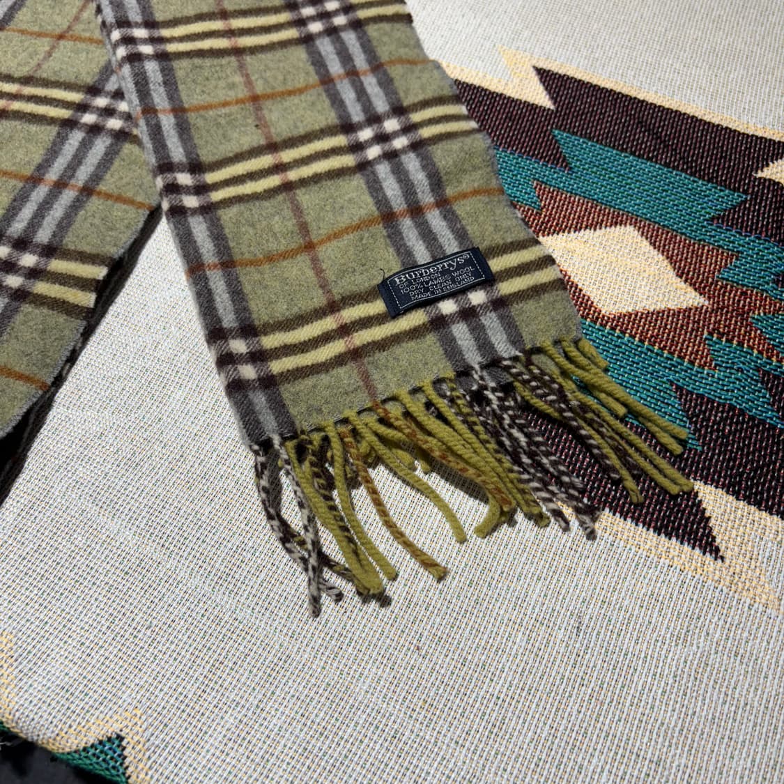 버버리 빈티지 채크패턴 머플러 상품이미지2