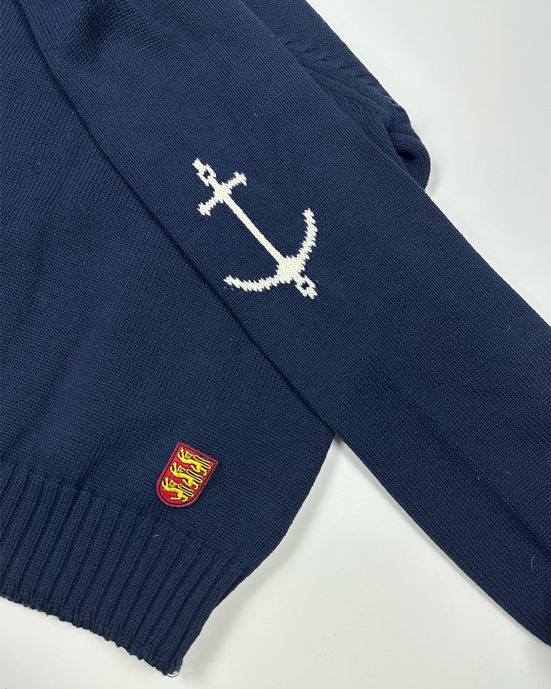 건지울른스 닻 니트 네이비 상품이미지3