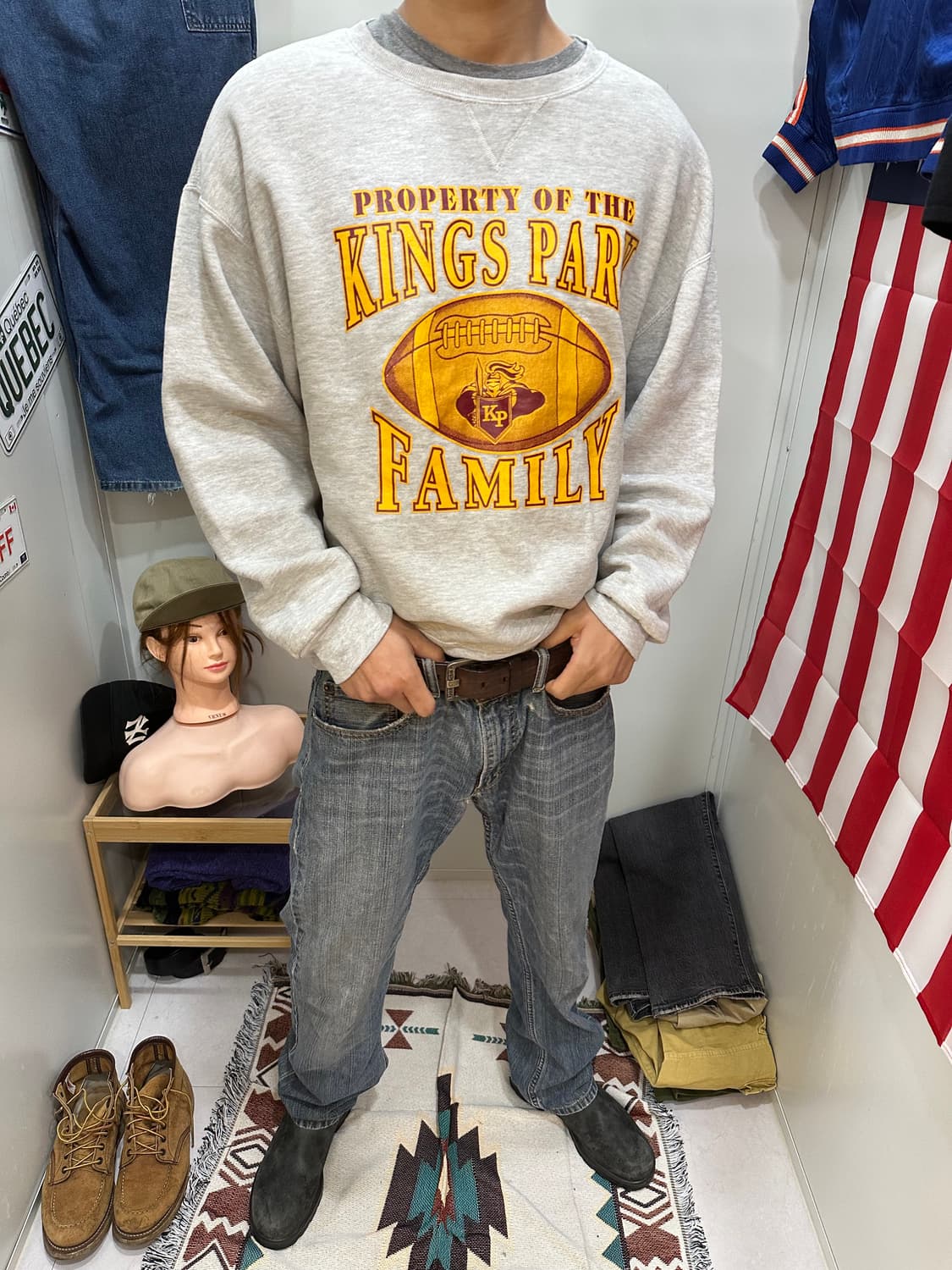 00s russell athletic 러셀 50/50 스웻셔츠 상품이미지6