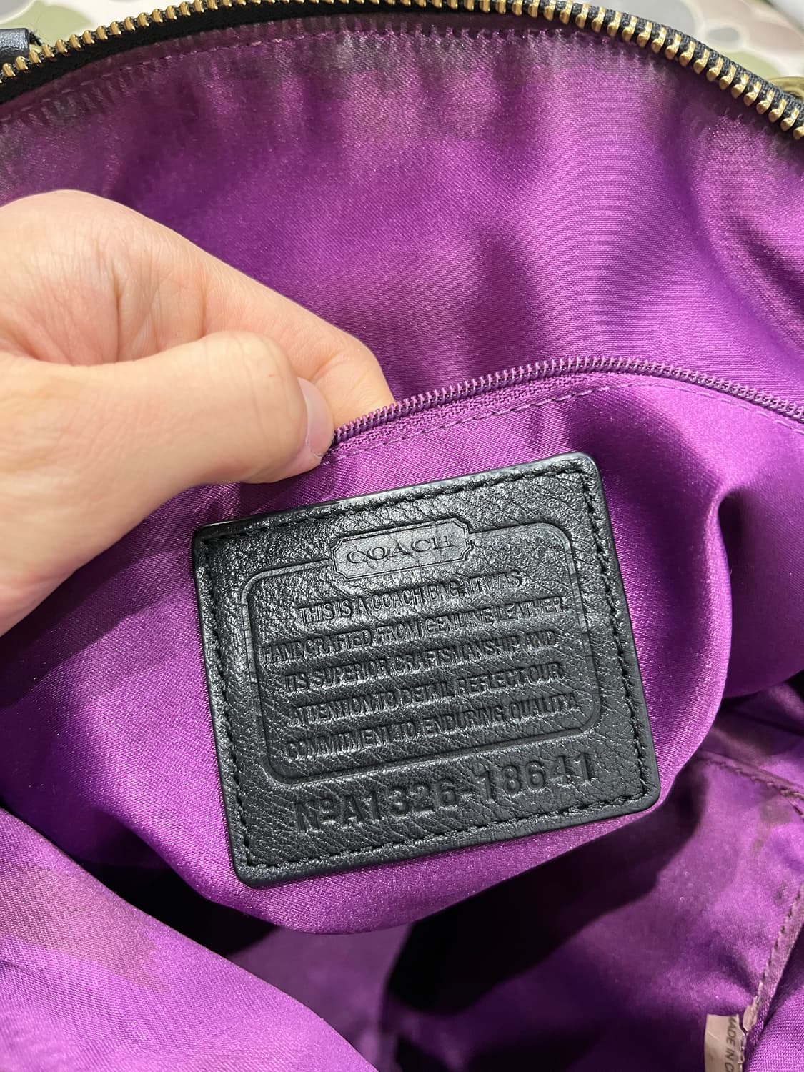 COACH 코치 매디슨 레더 린지 사첼백 상품이미지6