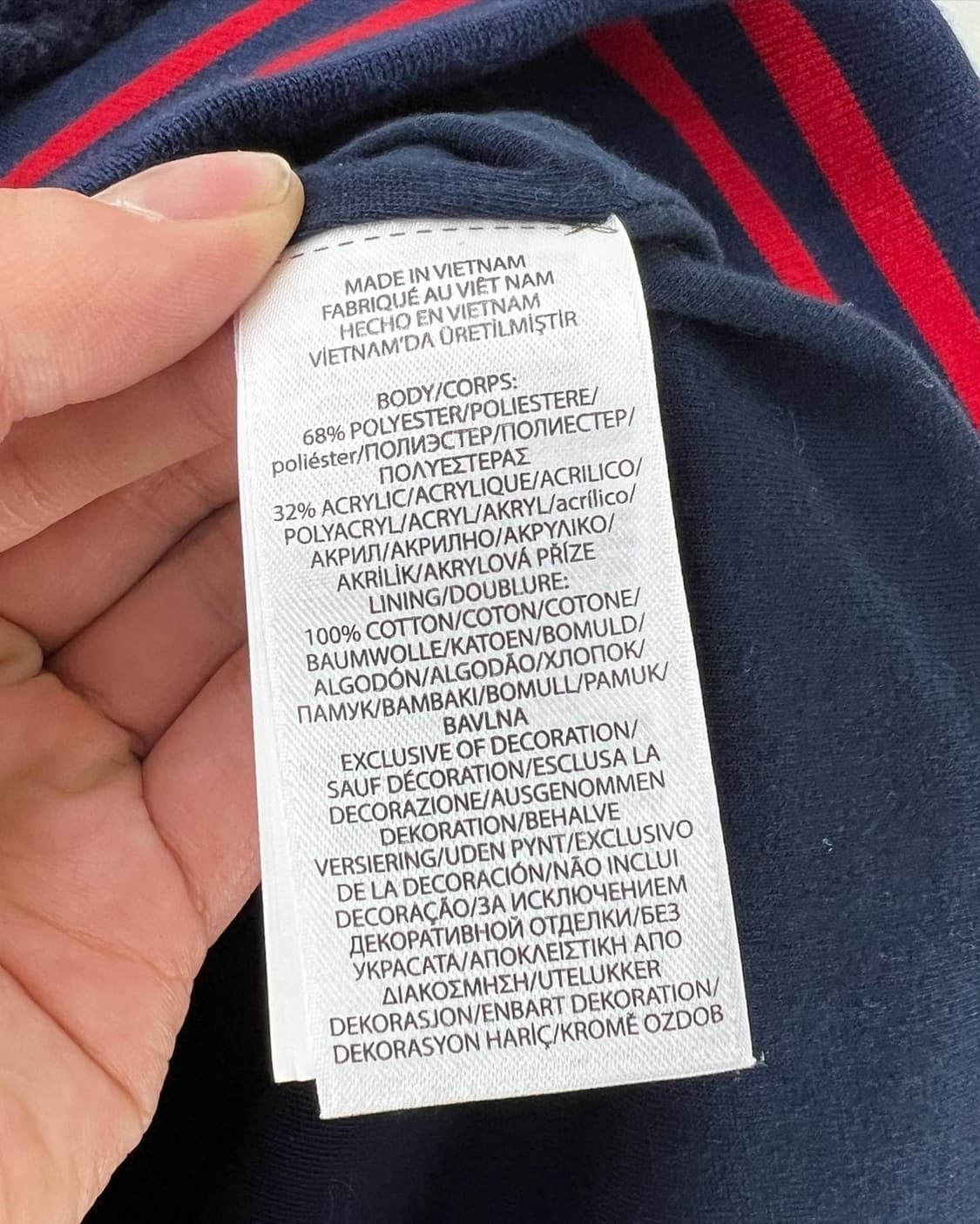 폴로 랄프로렌 네이비 로고 플리스 자켓  상품이미지7