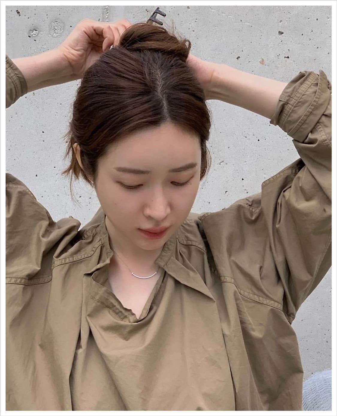 Lemaire 르메르 비대칭 셔링 블라우스 36사이즈 상품이미지3
