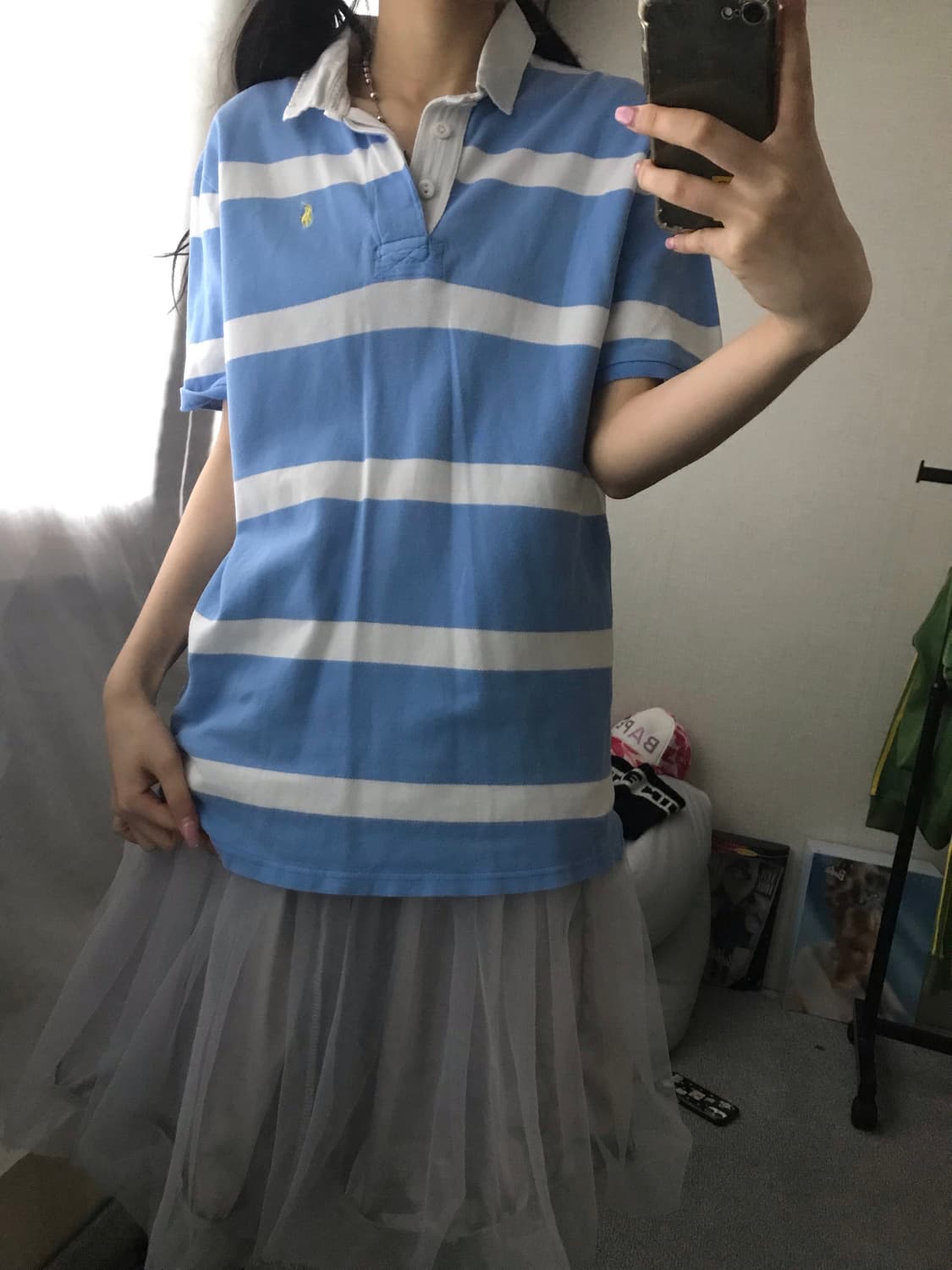 폴로 스트라이프 반팔티셔츠 상품이미지4