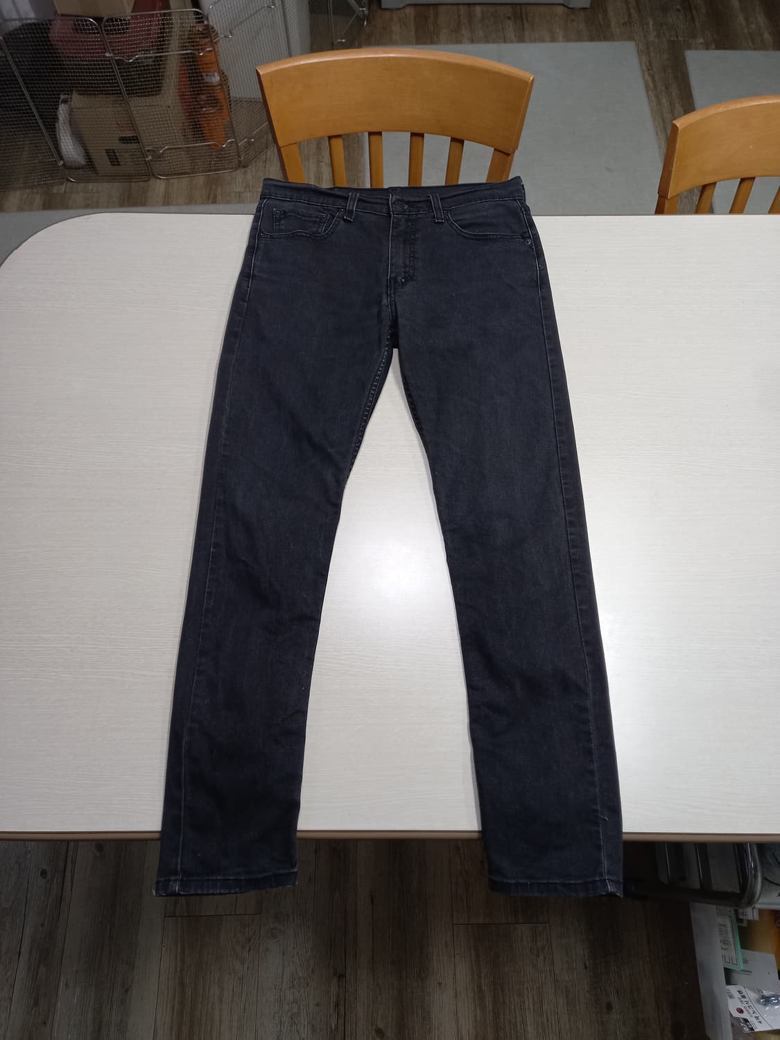 32 리바이스512 이집트 스판 슬림일자진 블랙 32-317 상품이미지1