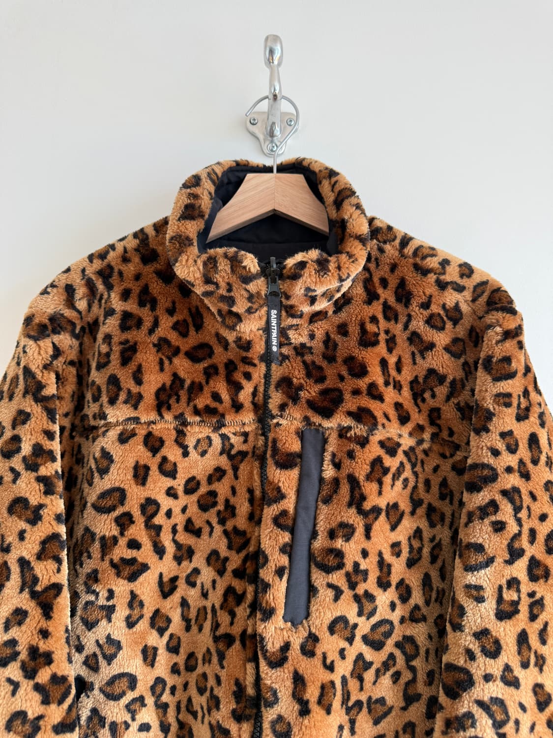 세인트페인(SAINTPAIN) 리버시블 레오파드 플리스 상품이미지5